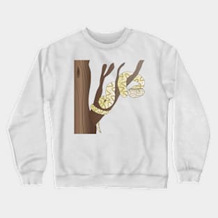 Viper jararaca dangerous snake of Brazil Crewneck Sweatshirt